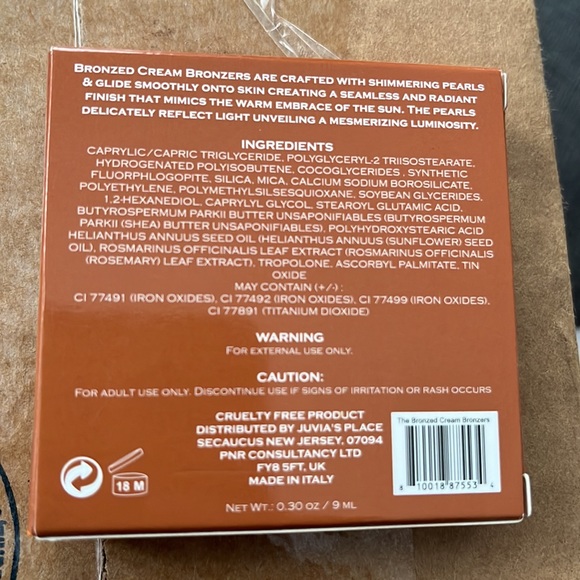 Juvia’s Place Cream Bronzer - SUNKISSED - Picture 6 of 6